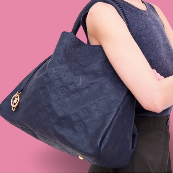 Louis Vuitton Empreinte Artsy MM Navy Blue - Picture 1 of 13